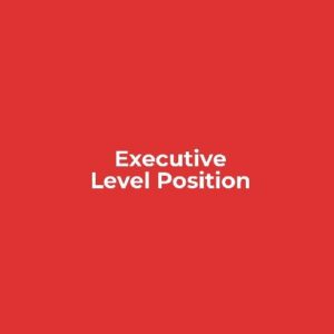 Executive Level Position